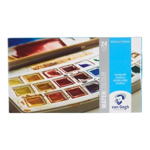 ACUARELA VAN GOGH PASTILLA CAJA DE 24