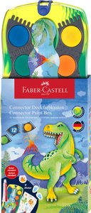 ACUARELAS FABER-CASTELL DINOS. E/12