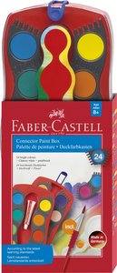 ACUARELAS FABER-CASTELL ESTUC. 24+BLANCO