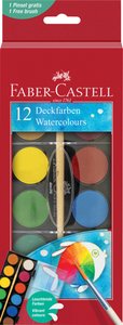 ACUARELAS FABER-CASTELL ESTUCHE DE 12