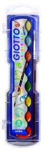 ACUARELAS GIOTTO METAL 30 mm ESTUCHE 8