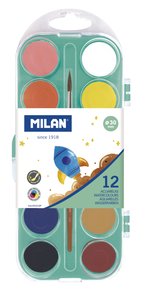 ACUARELAS MILAN ESTUCHE de 12