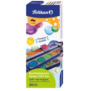 ACUARELAS PELIKAN 735 ESTUCHE 24+BLANCO