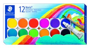 ACUARELAS STAEDTLER NC 12 +BLANCO+pincel