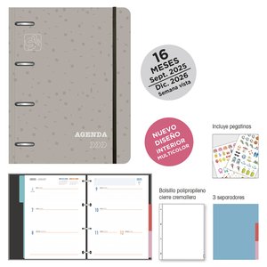 AG.SF. 16M IKI 180x220 S/V SEOUL GRIS