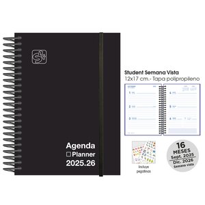 AG.SF. 16M STUDENT 120x170 S/V NEGRO