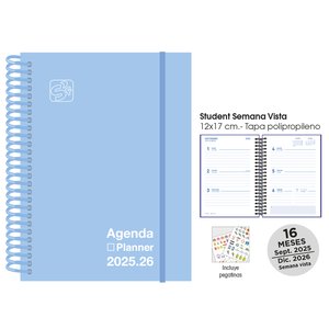 AG.SF. 16M STUDENT 120x170 S/V PASTEL AZ