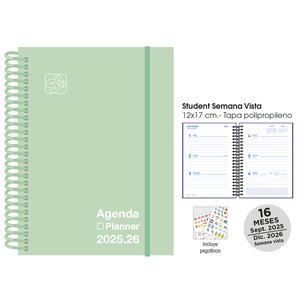 AG.SF. 16M STUDENT 120x170 S/V PASTEL VE
