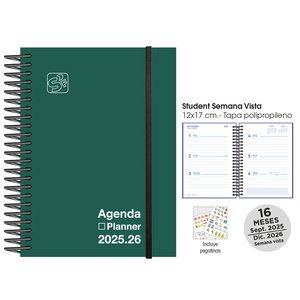 AG.SF. 16M STUDENT 120x170 S/V VERDE