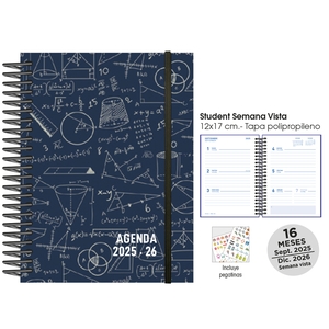 AG.SF.CAT. 16M STUDENT 120x170 S/V MATHS