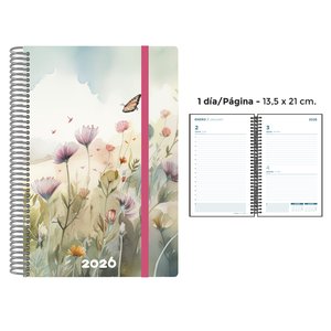 AG.SENF. DECORADA 135x210 D/P MARIPOSA