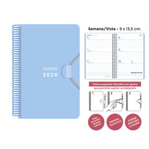 AG.SENF. MINI 90x135 S/V AZUL PASTEL