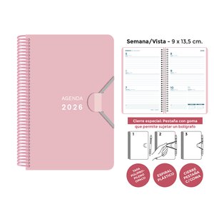 AG.SENF. MINI 90x135 S/V ROSA PASTEL