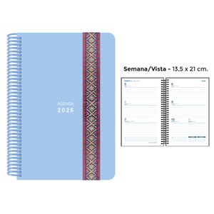 AG.SENF. PASTEL 135x210 S/V AZUL
