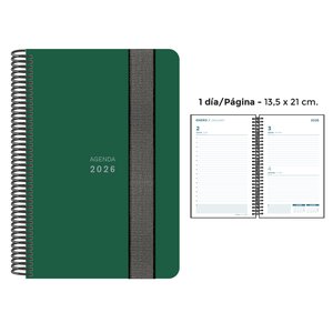 AG.SENF. UNICOLOR 135x210 D/P VERDE OSCU
