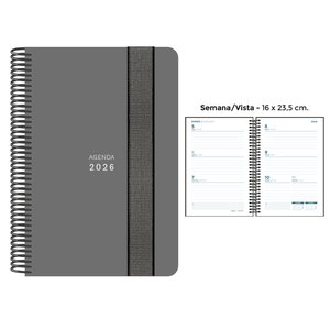 AG.SENF. UNICOLOR 160x235 S/V GRIS