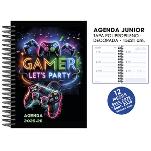 AG.ESC.SF.CAT. JUNIOR 150x210 S/V GAMER