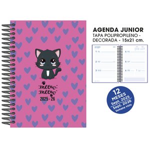 AG.ESC.SF. JUNIOR 150x210 S/V CATS ROSA