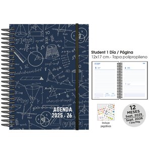 AG.ESC.SF. STUDENT 120x170 D/P MATHS AZU