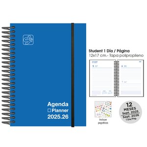 AG.ESC.SF. STUDENT 120x170 D/P AZUL