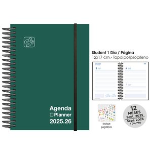 AG.ESC.SF. STUDENT 120x170 D/P VERDE