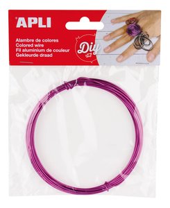 ALAMBRE APLI ø 1,5 mm. LILA 5 METROS