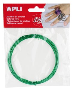 ALAMBRE APLI ø 1,5 mm. VERDE 5 METROS
