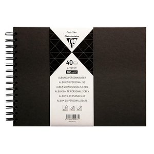 ALBUM FOTOS CF DIY NEGRO 27x20 40h 185g