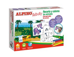 ALPINO ACTIVITY RECORTA Y COLOREA KIT