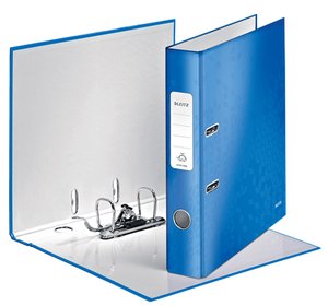 ARCHIVADOR LEITZ WOW A4 180º 50mm AZUL