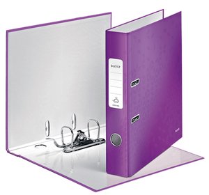 ARCHIVADOR LEITZ WOW A4 180º 50mm VIOLET