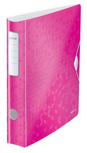 ARCHIVADOR LEITZ WOW A4 180º 50mm FUCSIA