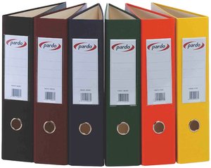 ARCHIVADOR PARDO FR.PVC Fº 70 ROJO