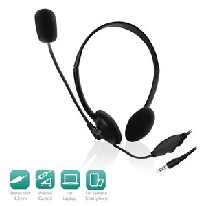 AURICULARES EWENT  C/MICRO NEGRO