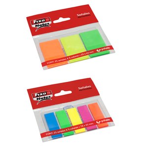 BANDERITAS ADHESIVAS FIXO 13x43 NEON B/5