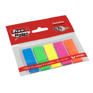 BANDERITAS ADHESIVAS FIXO 13x43 NEON B/5