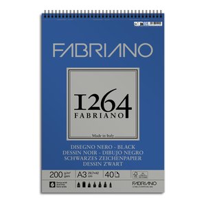 BLOC DIBUJO FABRIANO 1264 BLACK D. C/ESP