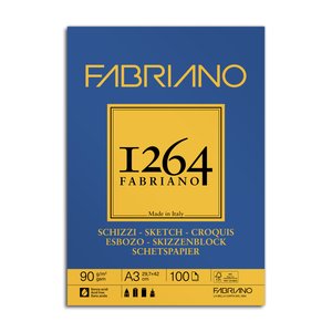 BLOC DIBUJO FABRIANO 1264 ESBOZO ENC. A3