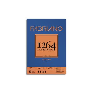 BLOC DIBUJO FABRIANO 1264 MARKER A4 70g