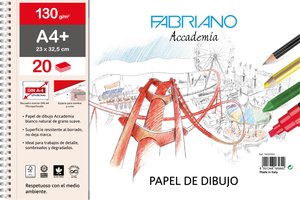 BLOC DIBUJO FABRIANO C/ESP. REC. A4+ 130