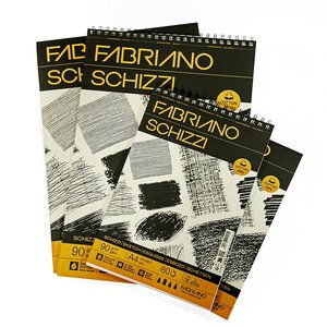 BLOC DIBUJO FABRIANO SCHIZZI ENCOL. A4 9