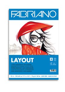 BLOC DIBUJO FABRIANO LAYOUT A3 75g