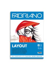 BLOC DIBUJO FABRIANO LAYOUT A4 75g