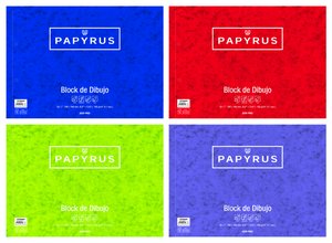 BLOC DIBUJO PAPYRUS Fº PROL. 2TAL 160g