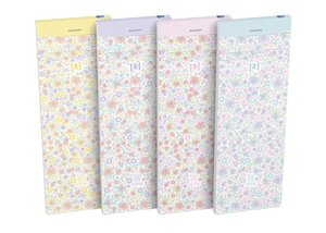 BLOC DE NOTAS OXFORD FLORAL  7,4x21 80h