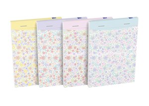 BLOC DE NOTAS OXFORD FLORAL  A6 80h HZ.
