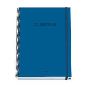 BLOC DOHE COLOUR VIBES A4 100h CD.5 AZUL