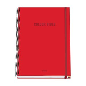 BLOC DOHE COLOUR VIBES A4 100h CD.5 ROJO
