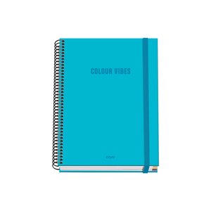 BLOC DOHE COLOUR VIBES A5 100h CD.5 CYAN