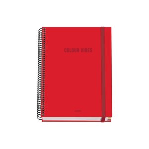 BLOC DOHE COLOUR VIBES A5 100h CD.5 ROJO